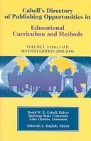 Cabell's Directory Of Publishing Opportunities In Educational Curriculum And Methods 2005-2006 by David W. E. Cabell