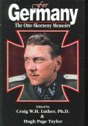 Cover of: For Germany: The Otto Skorzeny Memoirs
