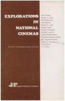 Cover of: Explorations in National Cinemas by B. Lawton