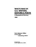 Cover of: Who's Who in U. S. Writers, Editors and Poets, 1988