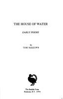 The house of water by Tom McKeown