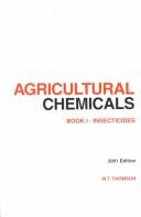 Cover of: Agricultural Chemicals: Insecticides/2001 : Book I (Agricultural Chemicals)