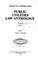 Cover of: Public Utilities Law Anthology, 1987 (Public Utilities Law Anthology)