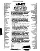 Translation Services Directory 1992-1993 by Leslie Wilson