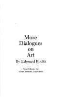 Cover of: More Dialogues on Art | Edouardo Roditi