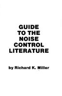 Cover of: Guide to the Noise Control Literature