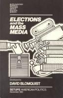 Cover of: Elections and the Mass Media