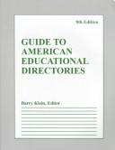 Cover of: Guide to American Educational Directories