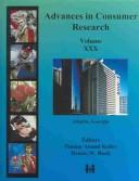 Cover of: Advances In Consumer Research (Advances in Consumer Research)