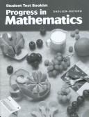 Cover of Progress in Mathematics, Grade 5, Student Test Booklet