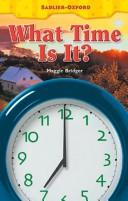 Cover of: What time is it? (Sadlier Reading Little Books) by Maggie Bridger