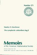 Cover of: Symplectic Cobordism Ring II (Memoirs of the American Mathematical Society)