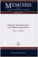 Cover of: Singular Quasilinearity and Higher Eigenvalues