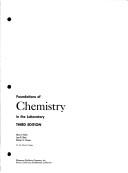 Cover of: Foundations of chemistry in the laboratory by Morris Hein