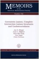 Gorenstein liaison, complete intersection liaison invariants, and unobstructedness