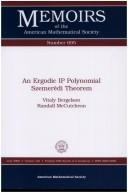 Cover of: An Ergodic IP Polynomial Szemeredi Theorem (Memoirs of the American Mathematical Society)
