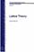 Cover of: Lattice Theory (Colloquium Publications (Amer Mathematical Soc))
