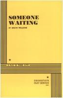 Cover of: Someone Waiting. by Emlyn Williams