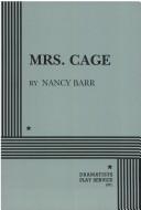 Cover of: Mrs. Cage.