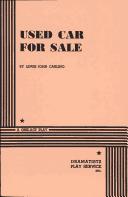 Cover of Used Car For Sale. by Lewis J. Carlino