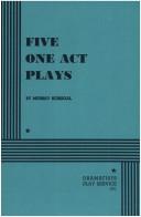 Cover of: Five One-Act Plays. by Murray Schisgal