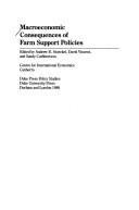 Cover of: Macroeconomic consequences of farm support policies | 