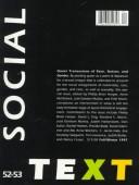 Cover of: Queer Transexions of Race, Nation, and Gender (Social Text, 52-53)