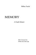 Cover of: Memory by Wallace Fowlie