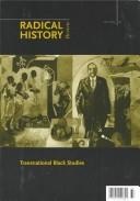 Cover of: Transnational Black Studies (Radical History Review (Duke University Press))