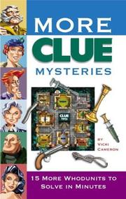 More Clue Mysteries by Vicki Cameron, Nigel Tappin