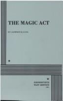 Cover of: The Magic Act. by Laurence Klavan
