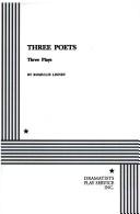 Cover of: Three Poets.