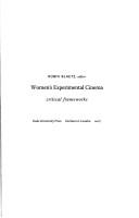 Cover of: Women's Experimental Cinema by 