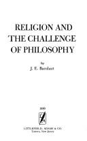 Cover of: Religion and the Challenge of Philosophy (A Littlefield, Adams quality paperback ; no. 291)