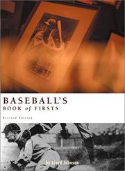 Cover of: Baseball's Book of Firsts by Lloyd Johnson