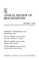 Cover of: Annual Review of Biochemistry (Volume 57, 1988)