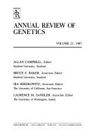 Annual Review of Genetics by Allan Campbell