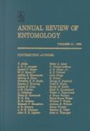 Cover of: Annual Review of Entomology by Thomas E. Mittler