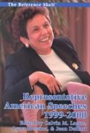 Cover of: Representative American Speeches 1999-2000 (Reference Shelf)