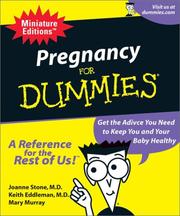 Cover of: Pregnancy for Dummies (Miniature Editions for Dummies (Running Press)) by Joanne Stone, M.D., Keith, M.D. Eddleman, Mary Murray