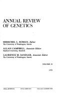 Cover of: Annual Review of Genetics by Herschel L. Roman, Herschel L. Roman