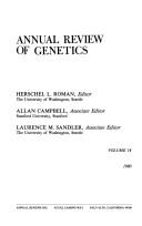 Cover of: Annual Review of Genetics by Herschel L. Roman
