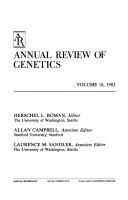 Cover of: Annual Review of Genetics by Herschel L. Roman, Herschel L. Roman