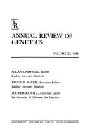 Cover of: Annual Review of Genetics: 1988 (Annual Review of Genetics)