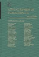 Cover of: Annual Review of Public Health: 2003 (Annual Review of Public Health)