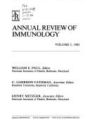 Cover of: Annual Review of Immunology, 1985 (Annual Review of Immunology) by William E. Paul, C. Garrison Fathman, William E. Paul, C. Garrison Fathman