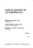 Cover of: Annual Review of Anthropology by Bernard J. Siegel