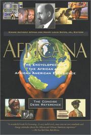 Cover of: Africana: The Encyclopedia of the African and African American Experience  by 
