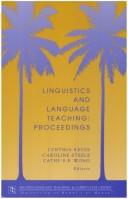 Cover of: Linguistics and language teaching by Cathy S. P. Wong