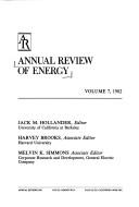 Cover of: Annual Review of Energy by Jack M. Hollander